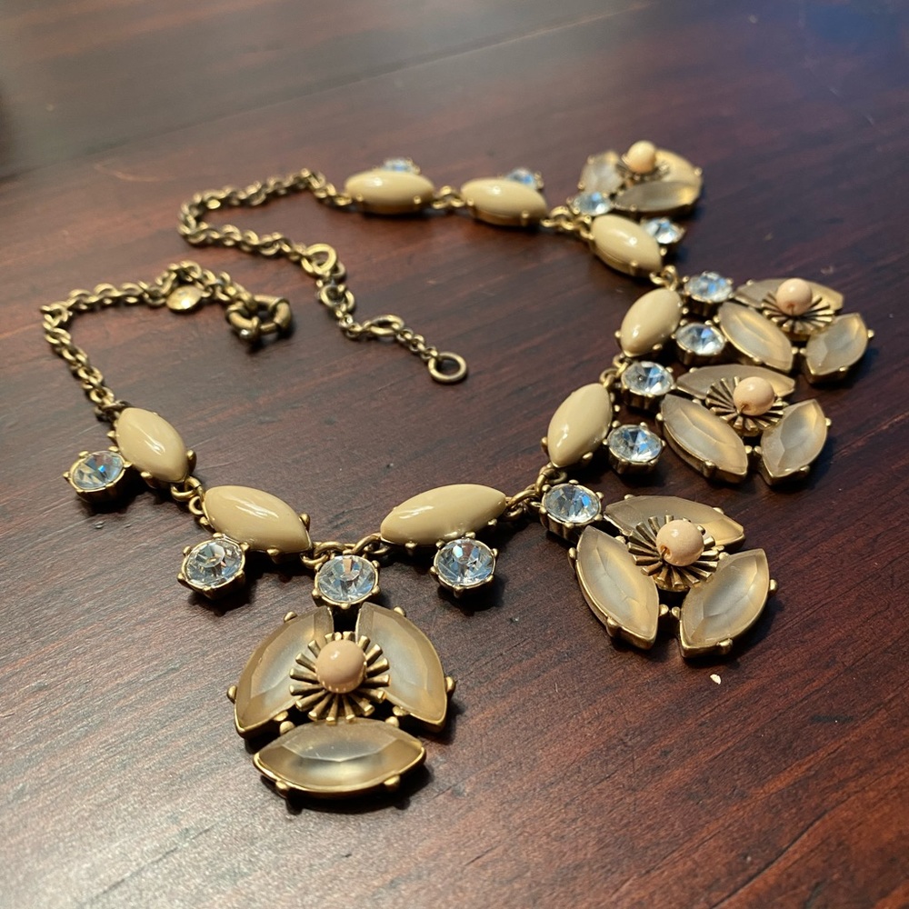 EUC Jcrew Crystal & Mother of Pearl